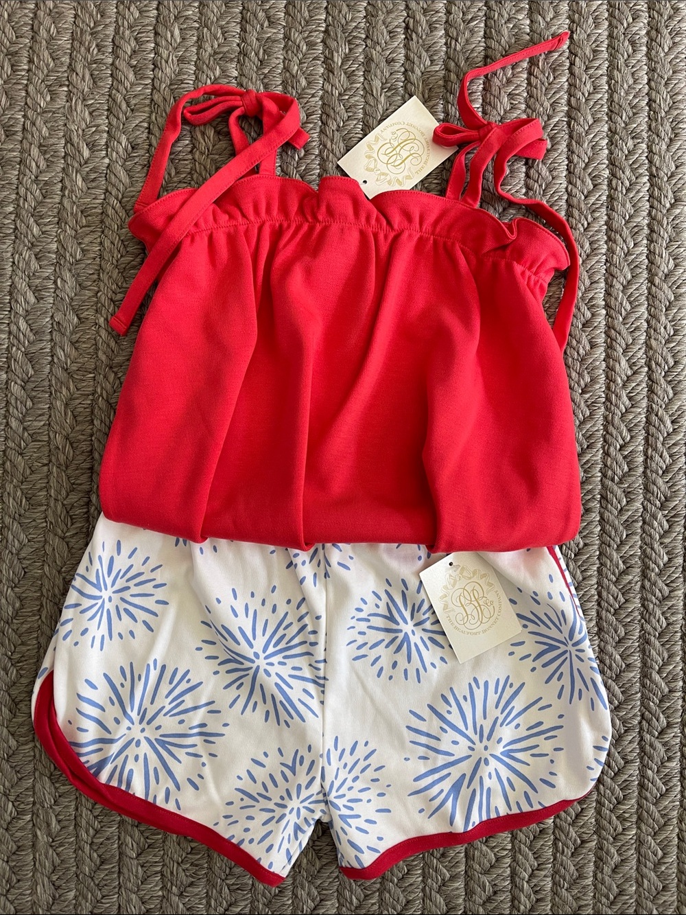 The Beaufort Bonnet Company Boom Sizzle Cheryl Shorts + Lainey top NWT, size 8